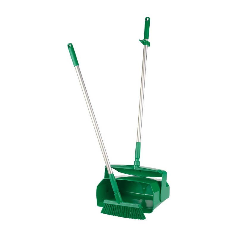 Vikan Dust Pan & Broom Heavy Duty 1000mm Lobby Pan Set