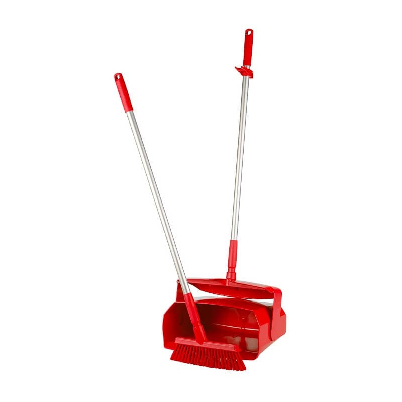 Vikan Dust Pan & Broom Heavy Duty 1000mm Lobby Pan Set