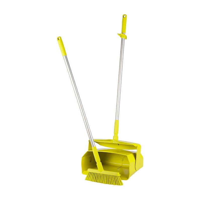 Vikan Dust Pan & Broom Heavy Duty 1000mm Lobby Pan Set