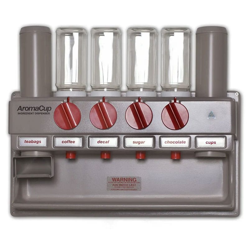 AromaCup Dispenser 4 Ingredients with Cups and Teabags