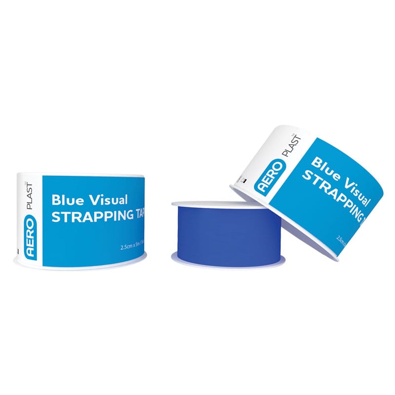 AeroPlast™ Visual Blue Medical Tape - 2.5cm x 5m