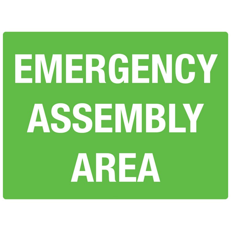 Emergency Assembly Area - Metal