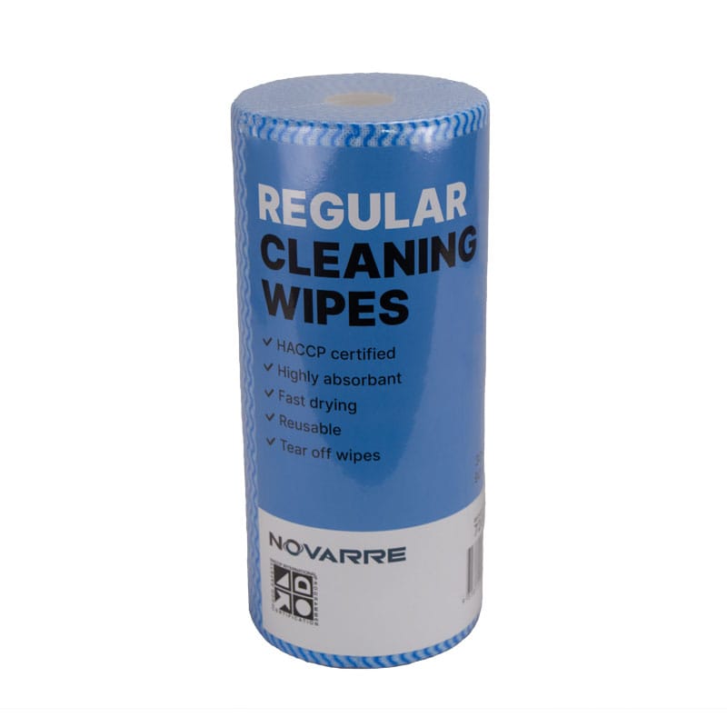 Novarre Regular Cleaning Wipes on Roll Blue 90 Wipes 7200.B