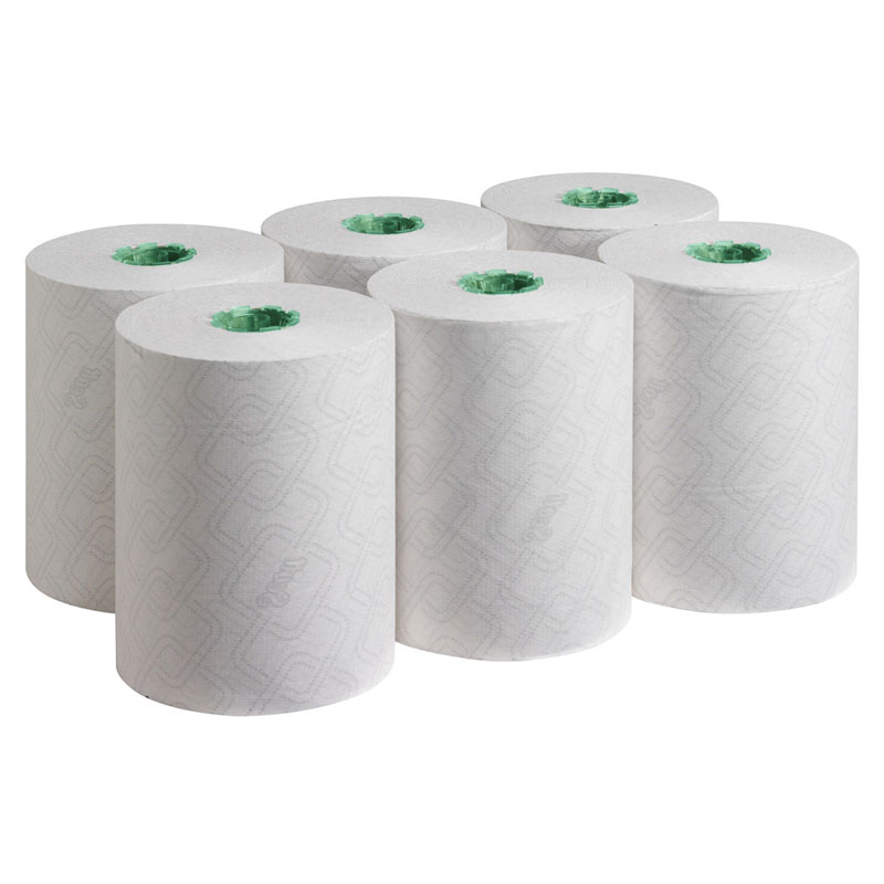 SCOTT Slimroll Hand Towel White