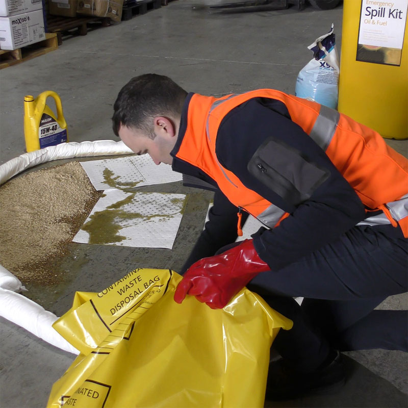 Contaminated Waste Disposal Bag 700x900mm 80um