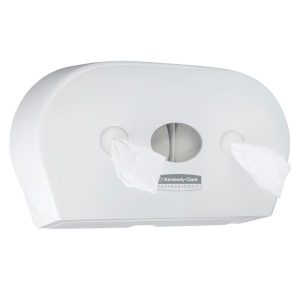 Aquarius Mini Twin Centerfeed Toilet Tissue Dispenser