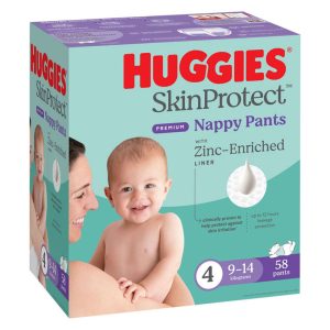 Huggies Skin Protect Nappy Pants Size 4 (58)