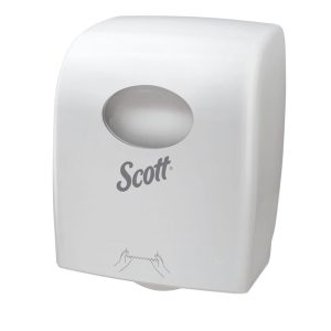 SCOTT Hard Roll Hand Towel Dispenser White Lockable ABS (7377)