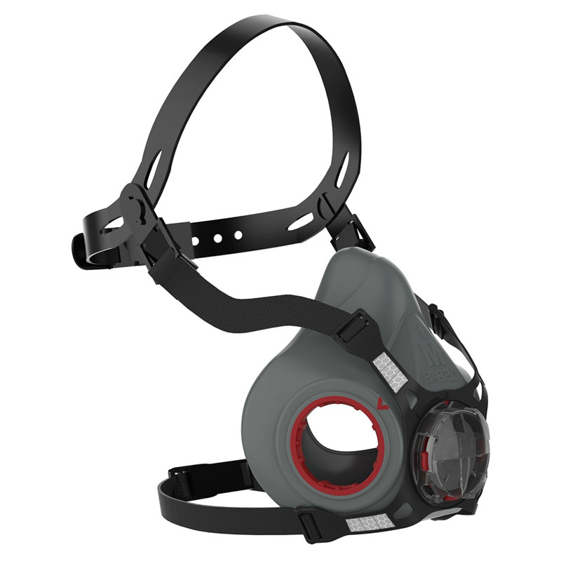 Force Typhoon Half Mask Respirator Multi Gas Kit In Plastic Box ABEK1P2 Filters