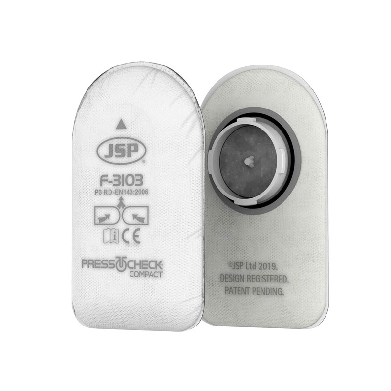 P3 Compact Filter with Odour Layer To Suit Force Typhoon 8 Half Mask