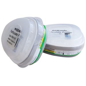 Maxiguard ABEK Gas Cartridge & P2 Filter Combo (Pair) - Suits R7500 Half Mask