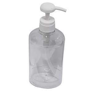 500ml Clear PET Bottle With Lotion Pump
