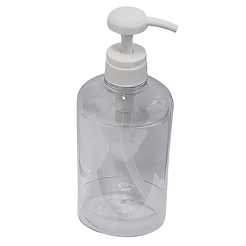 500ml Clear PET Bottle With Lotion Pump
