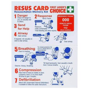Emergency Information Card - CPR